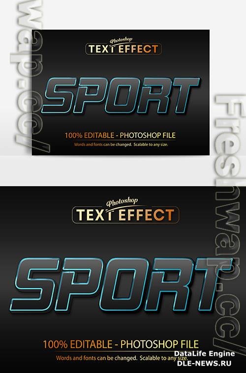 Beautiful Sport text effects