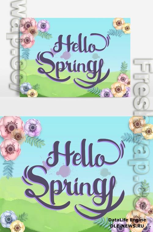 Beautiful Spring Text Effect vol 3