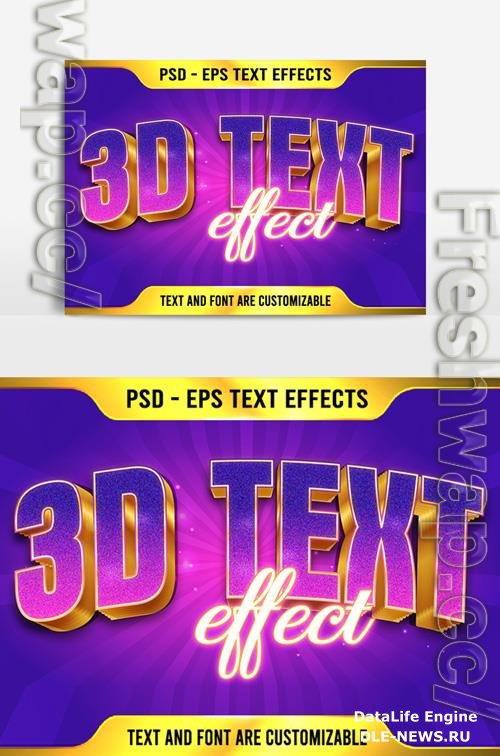 Golden text effect in vector