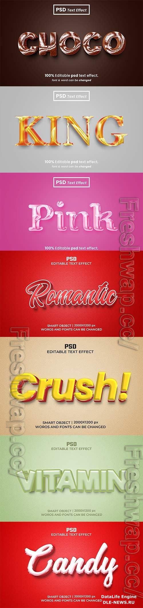 Psd text effect set vol 375