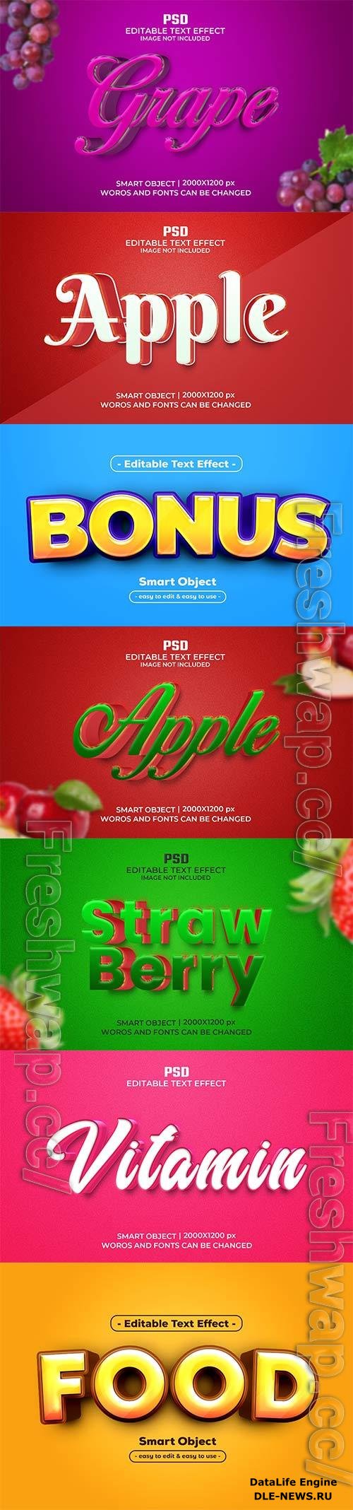 Psd text effect set vol 373