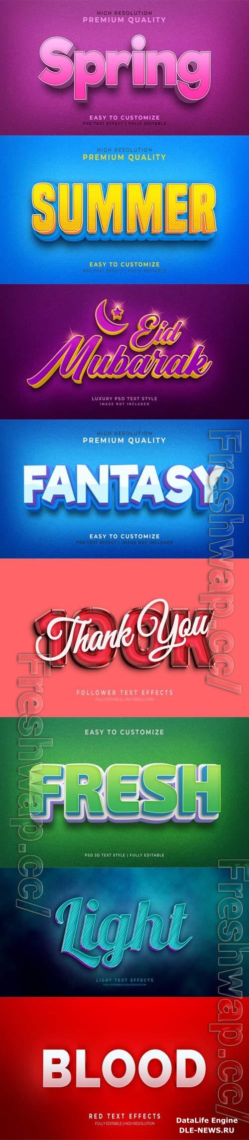 Psd text effect set vol 381