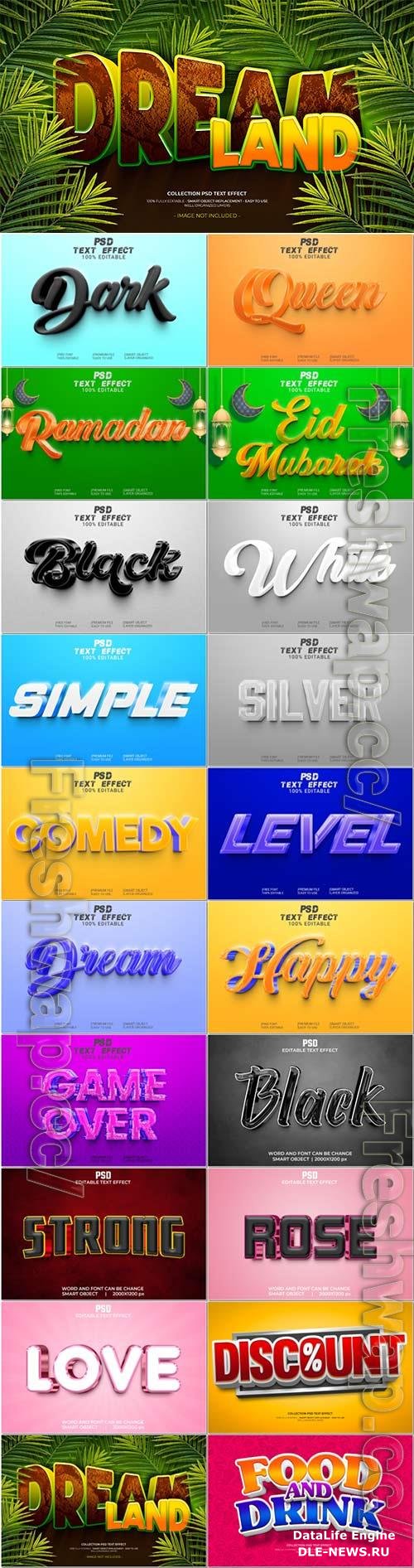 Psd text effect set vol 387