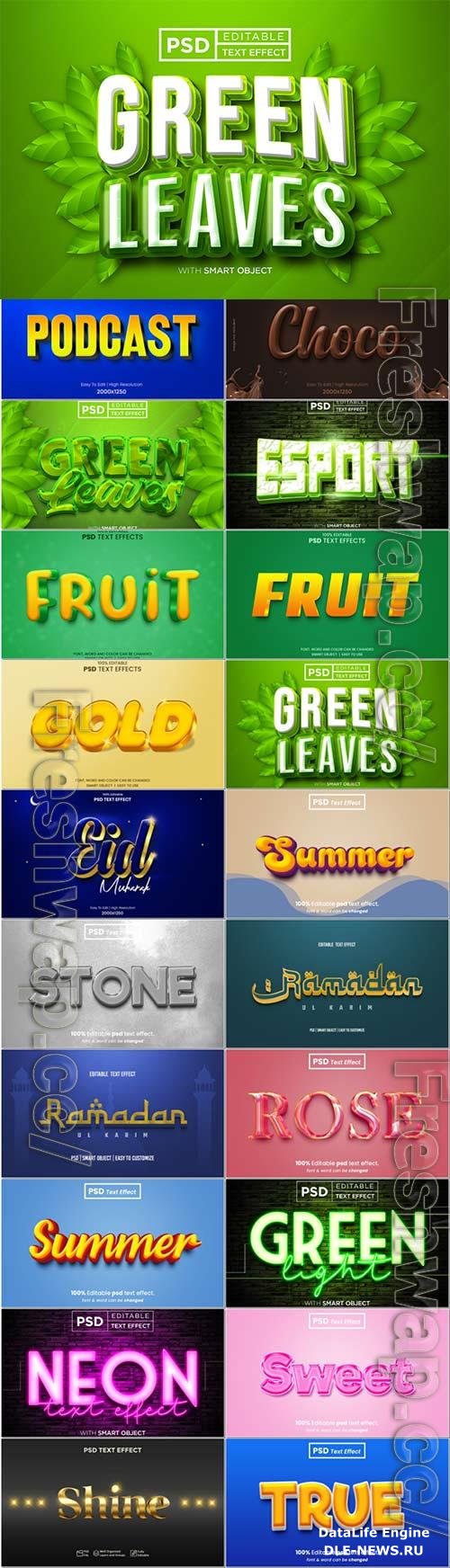 Psd text effect set vol 393