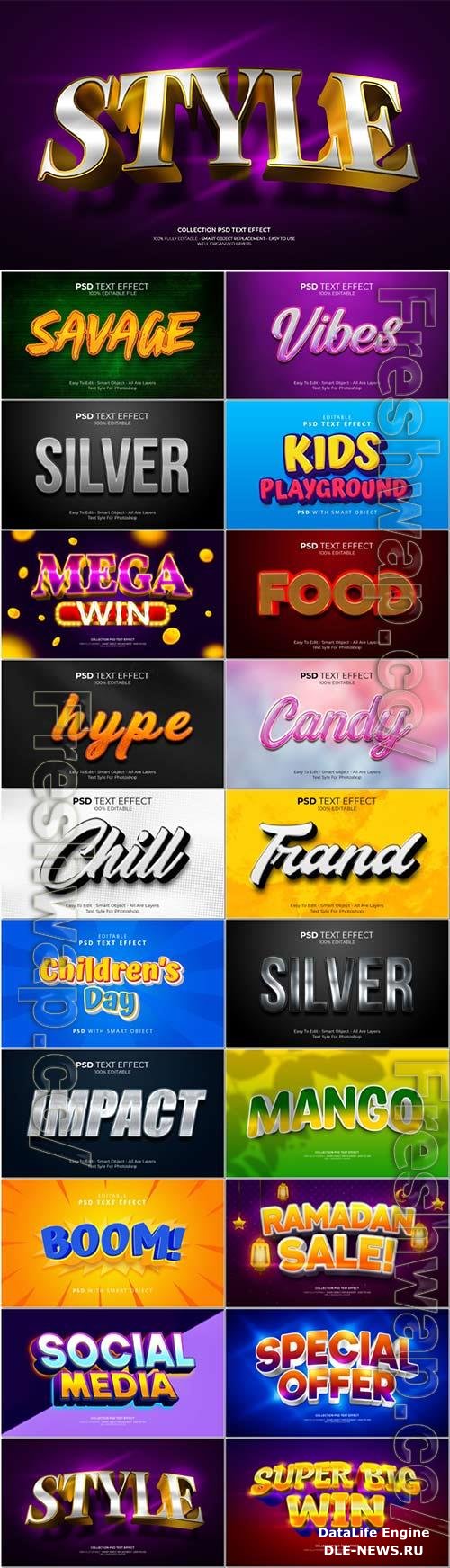 Psd text effect set vol 391