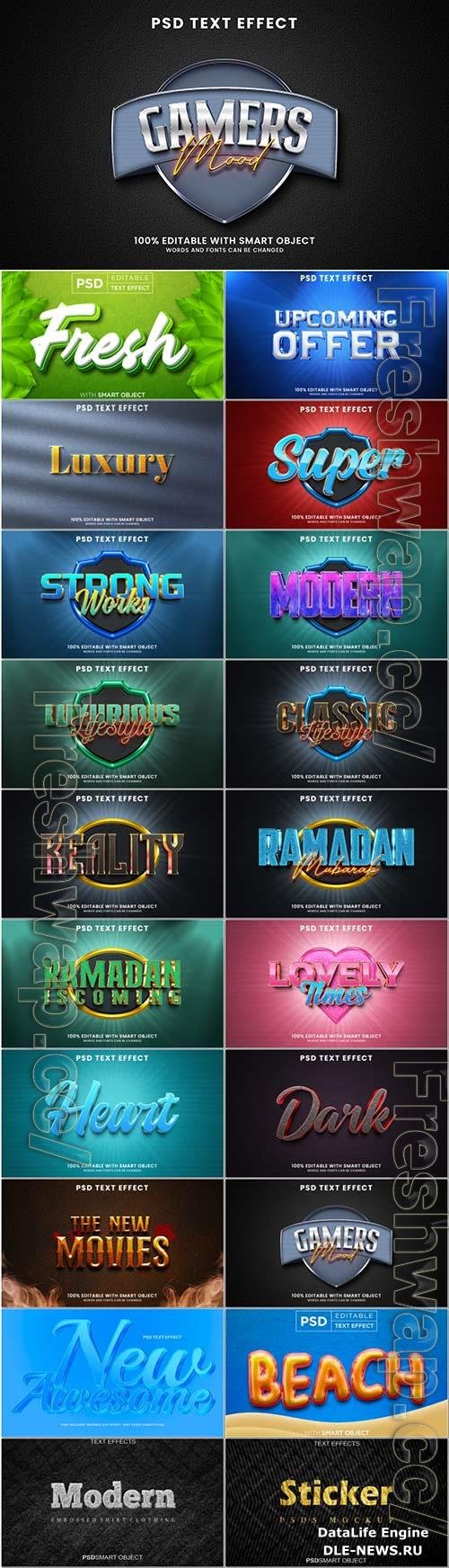 Psd text effect set vol 389