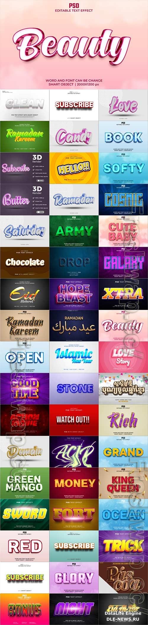 Psd text effect set vol 419