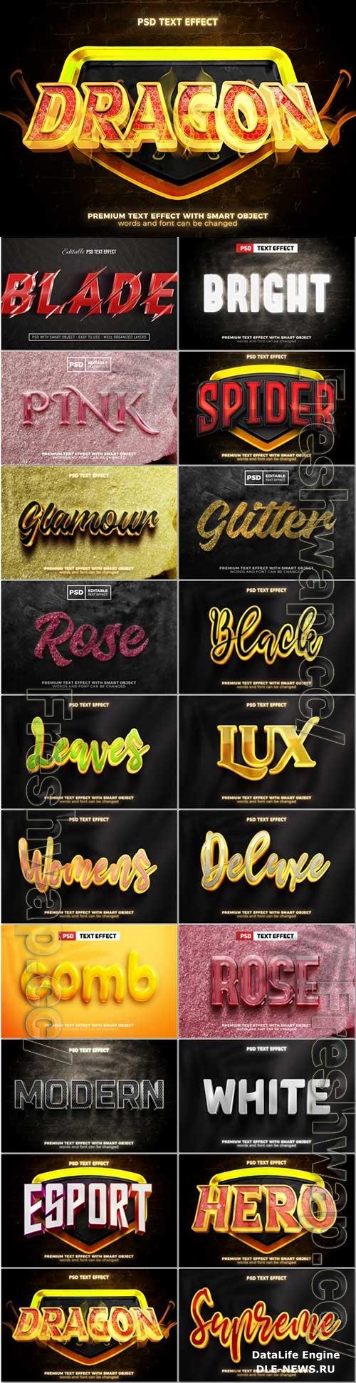 Psd text effect set vol 422