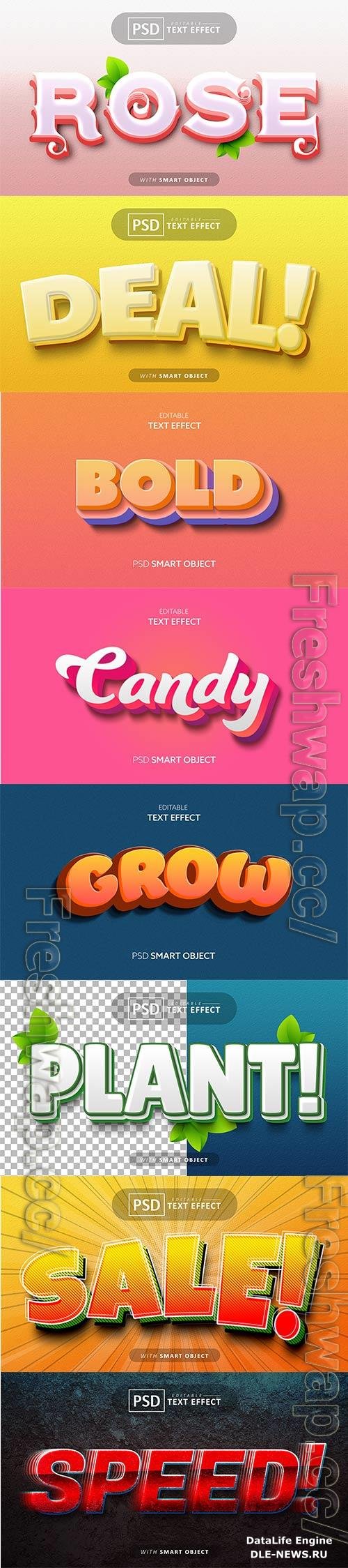 Psd text effect set vol 428