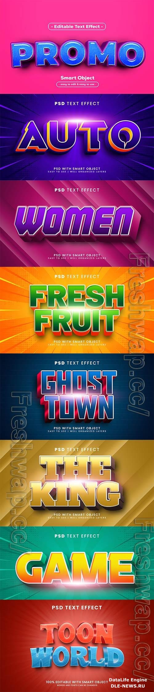 Psd text effect set vol 447