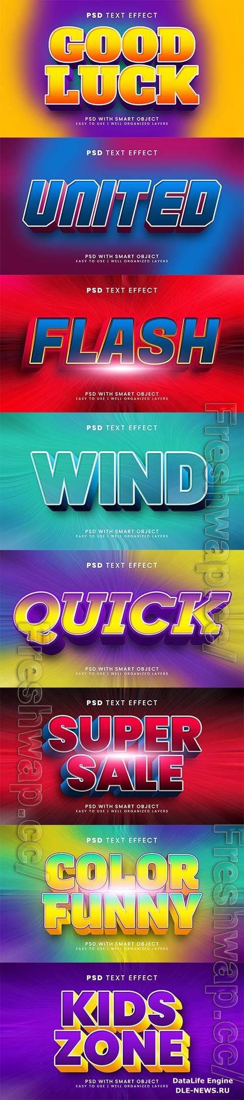 Psd text effect set vol 445