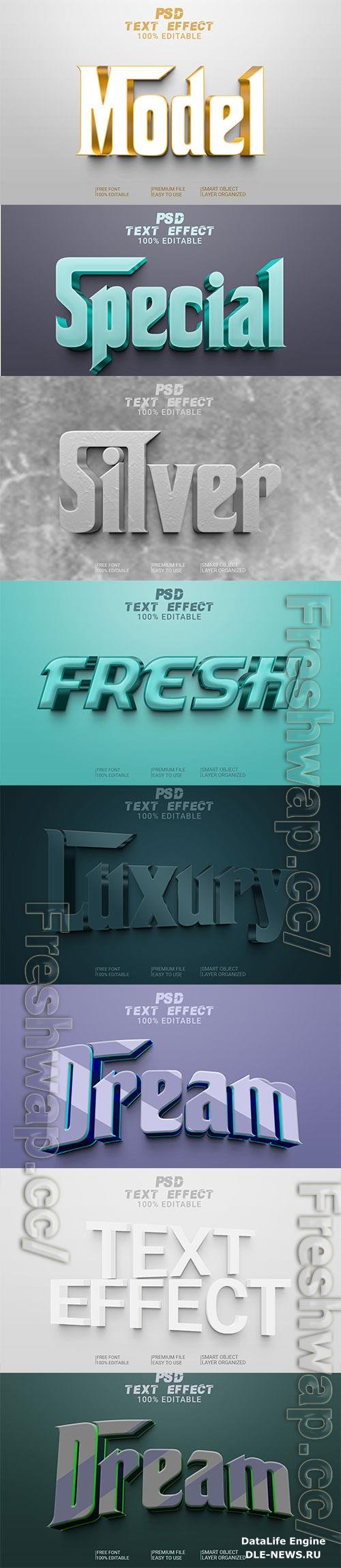 Psd text effect set vol 439