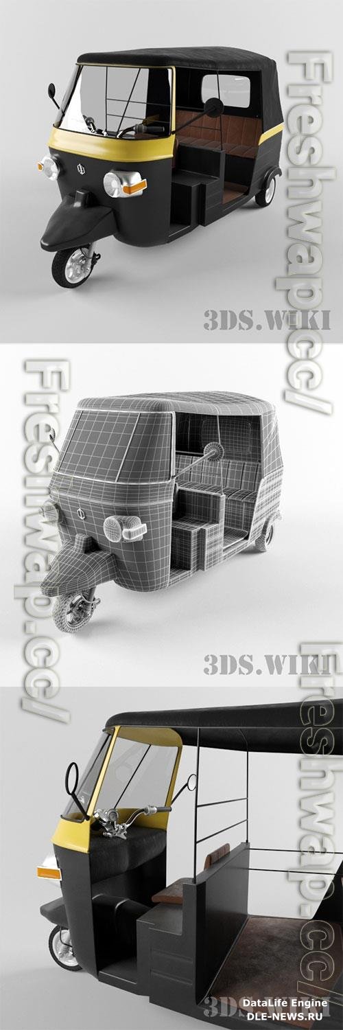 Auto rickshaw 3D Model