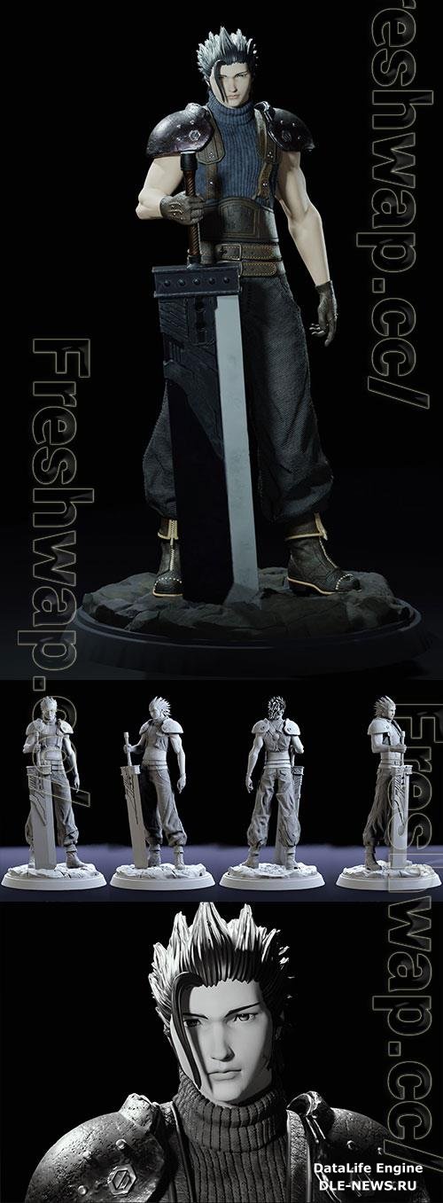 Zack Fair - Final Fantasy 7 3D Print Model