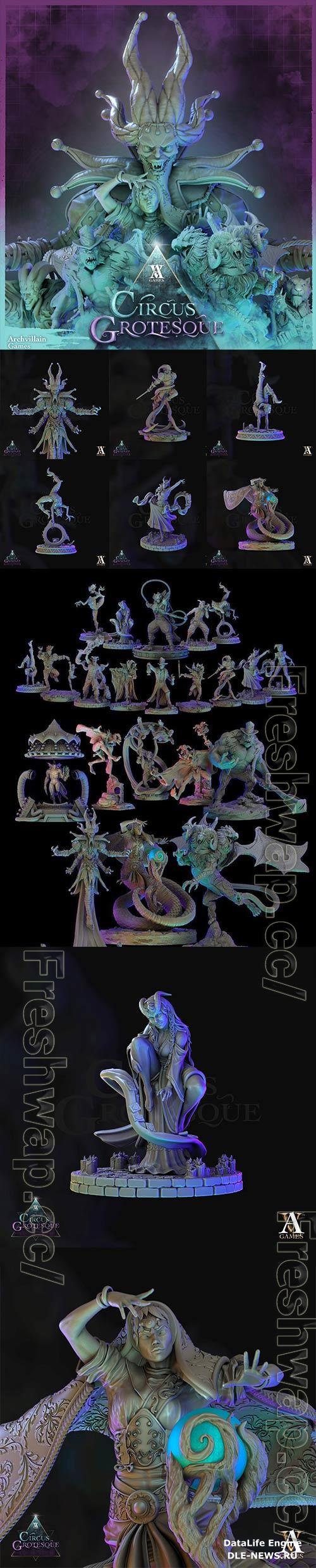 Circus Grotesque - Archvillain Games 3D Print Model