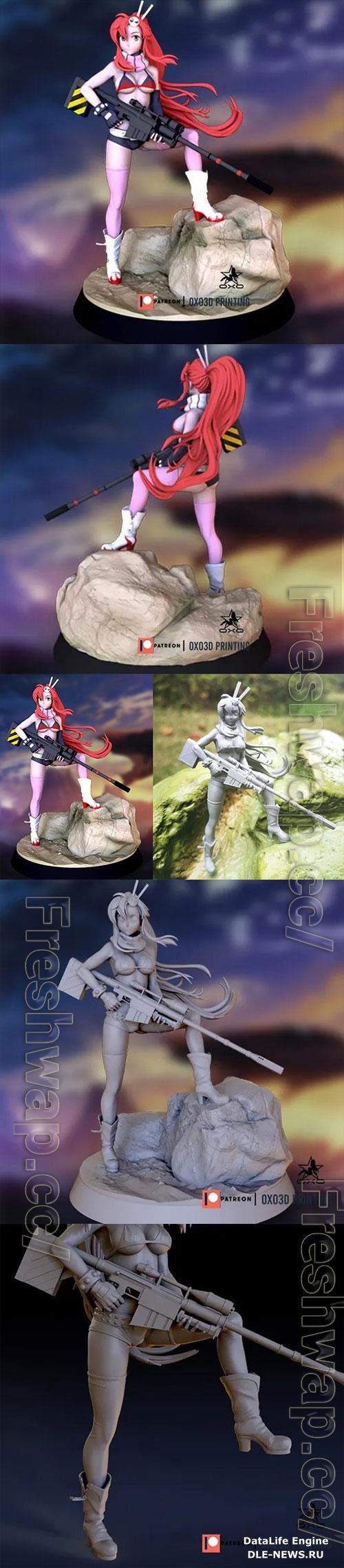 Yoko Littner - Tengen Toppa Gurren Lagann 3D Print Model