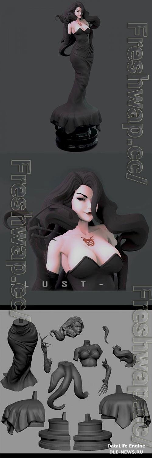 Lust - Fullmetal Alchemist 3D Print Model