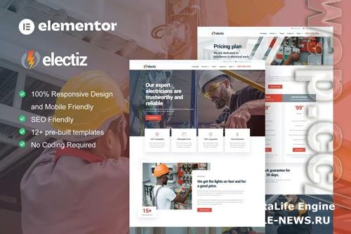 ThemeForest - Electriz - Electrical Installation & Maintenance Service Elementor Template Kit 38300875