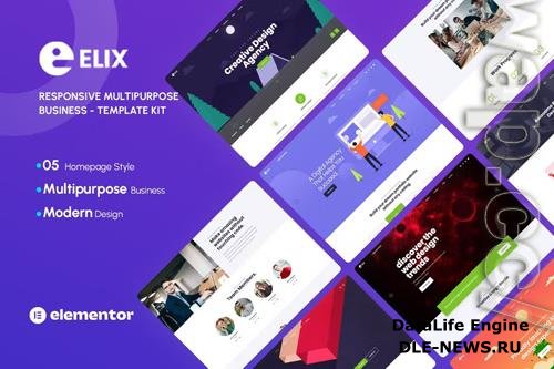 ThemeForest - Elix - Responsive Multipurpose Creative Business Template Kit 38314565