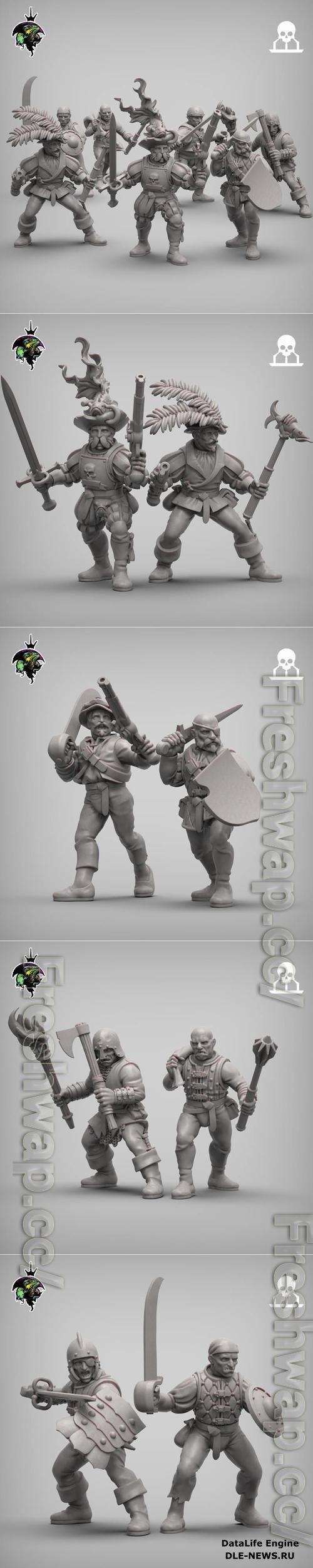 Reptilian - Mercenaries And Militia 3D Print