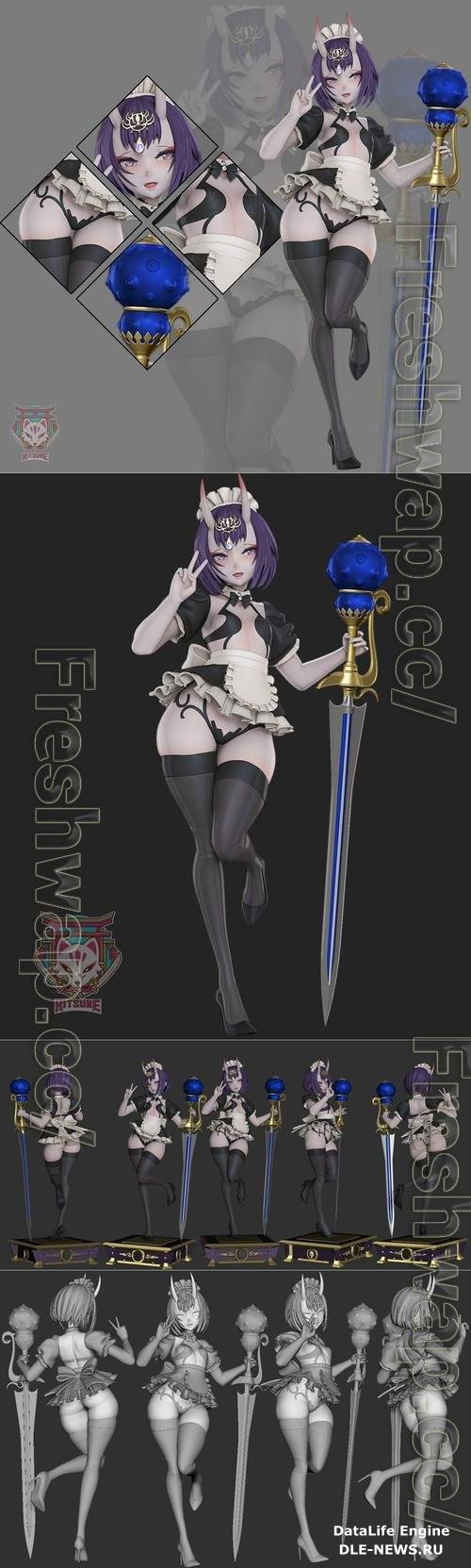 Shuten Douji Maid 3D Print