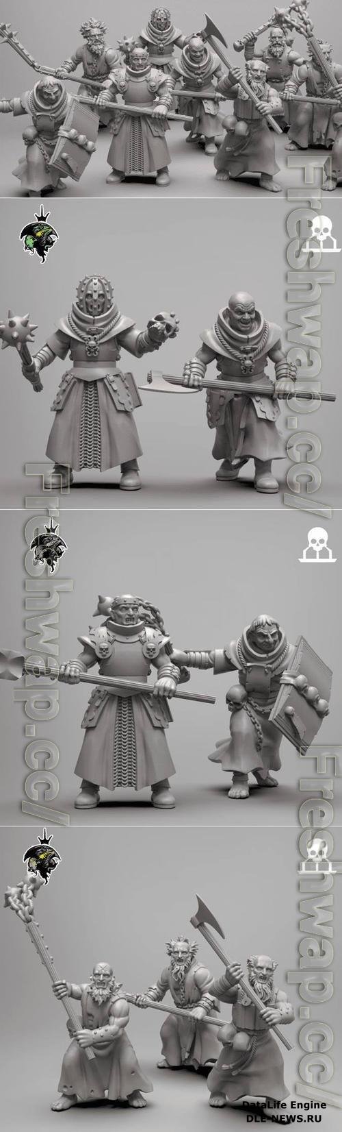 Priests and Penitents 3D Print