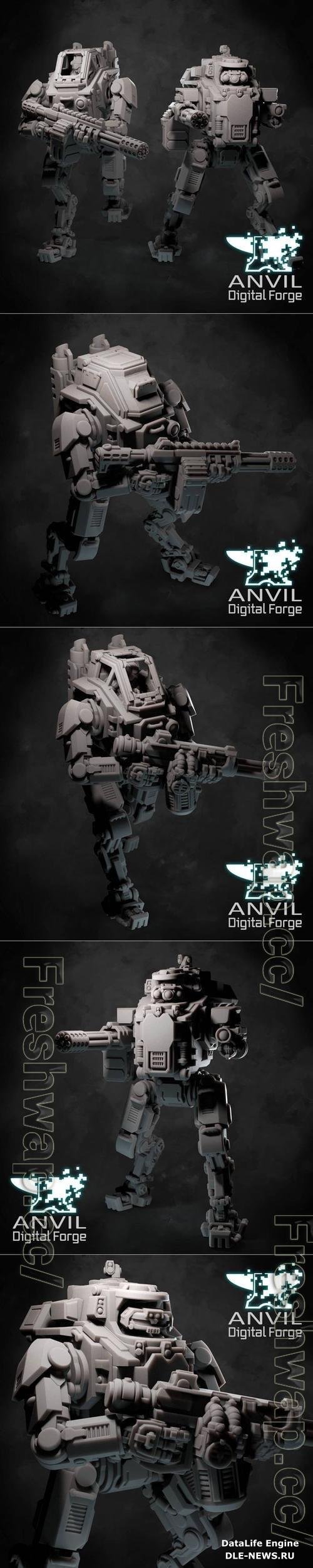 Anvil Digital Forge - Light Assault Mech 3D Print