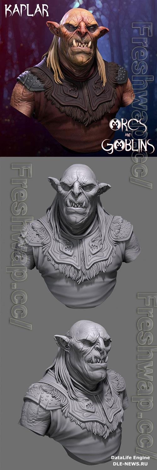 Kaplar the Orc 3D Print