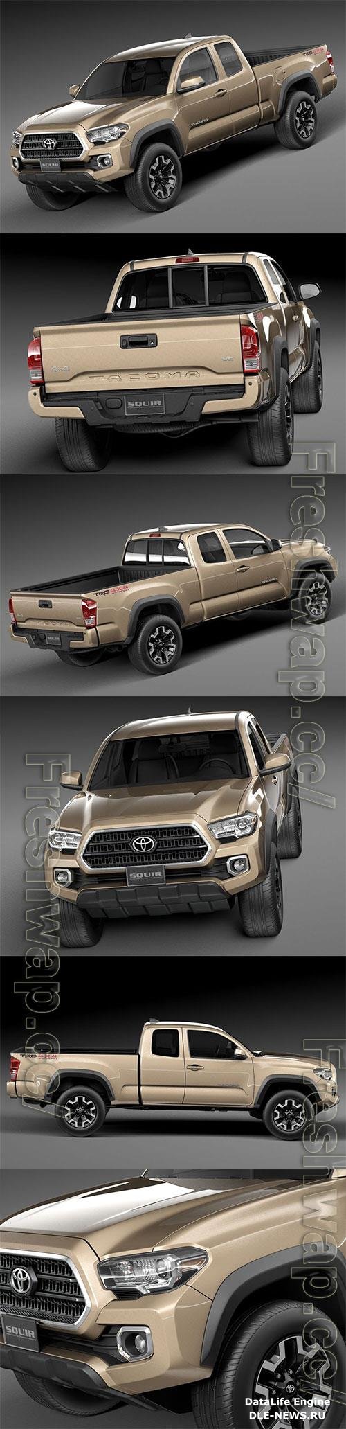 Toyota Tacoma TRD Off-Road 2016 3D Model