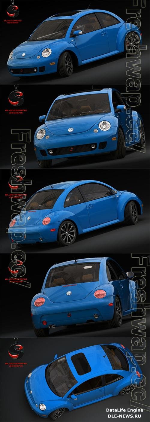 2004 Volkswagen New Beetle 3D Model