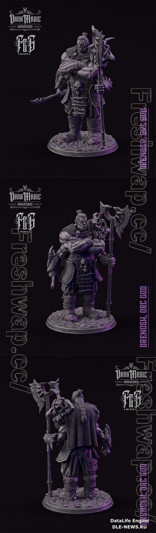 Drenosh The Orc God 3D Print