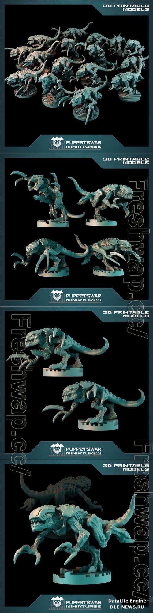 Puppetswar Miniatures - Warriors Pack 3D Print