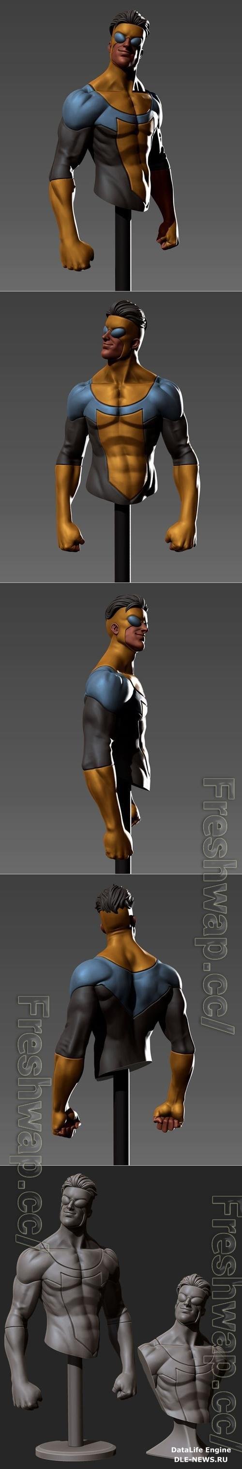 Eastman - Invincible (Mark Grayson) Bust 3D Print