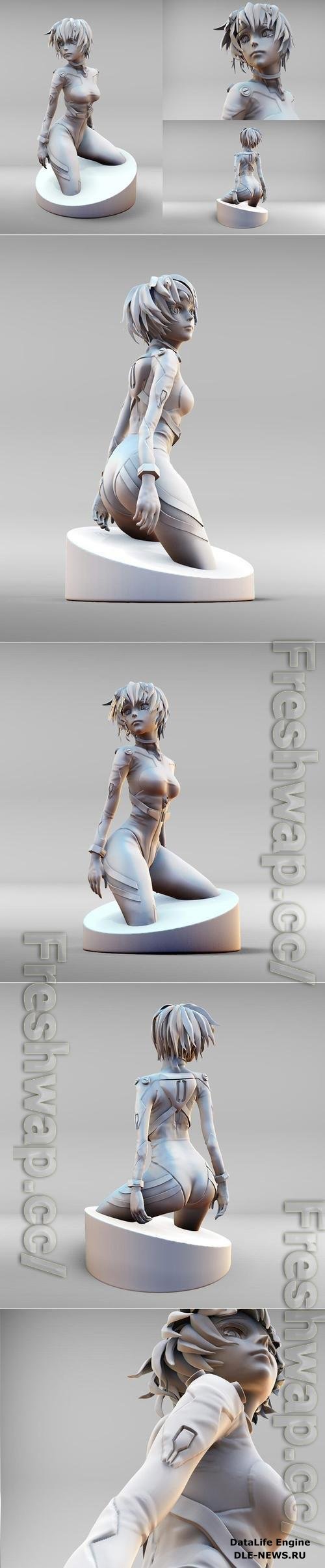 Rei Ayanami Sculpt 3D Print