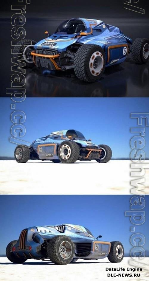 Racing car concept vol 2 3D Model