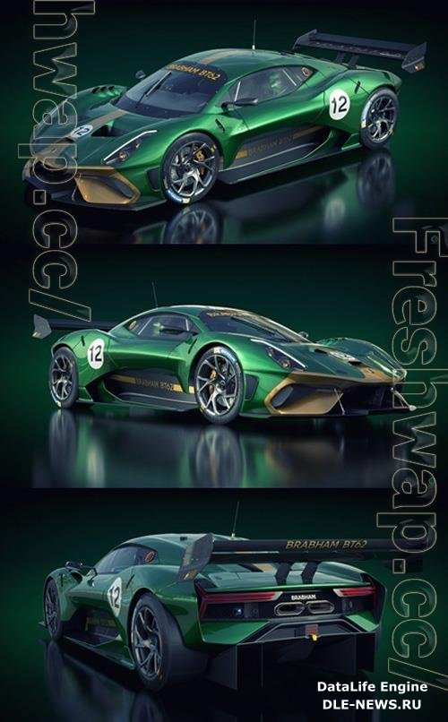 Brabham BT62 3D Model