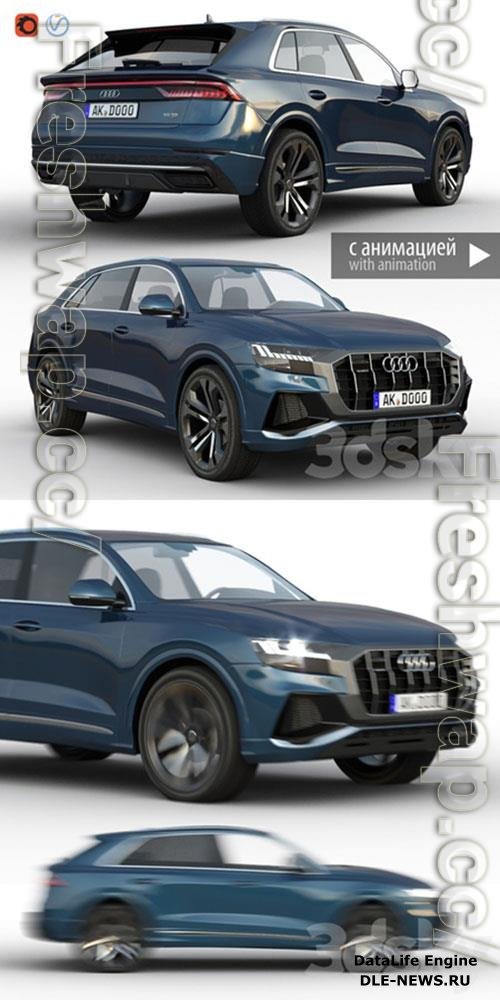 Audi Q8 2019 3D Model