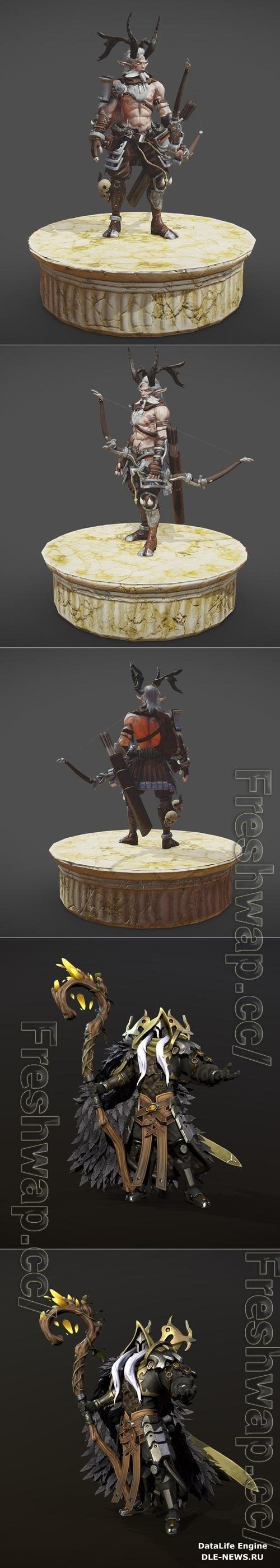 Demon Hunter and The Legend of King Arthur - Merlin 3D Print