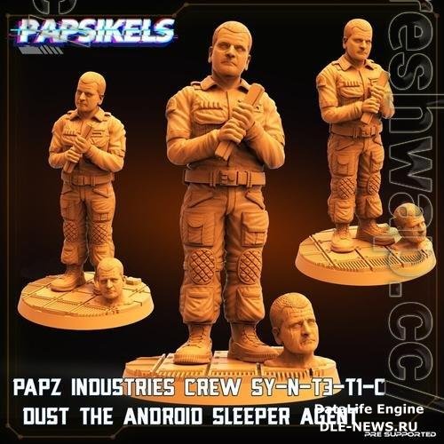 Papz Industries Crew SY-N-T3-T1-C Dust the Android Agent 3D Print