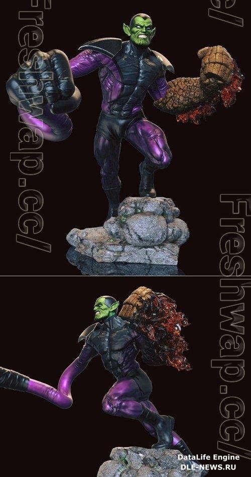 Super Skrull 3D Print