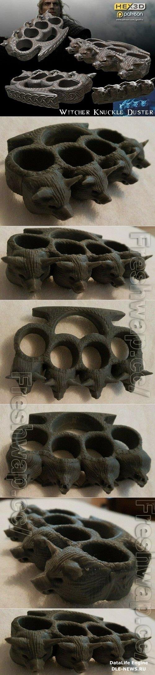 The Witcher Knuckle Duster 3D Print