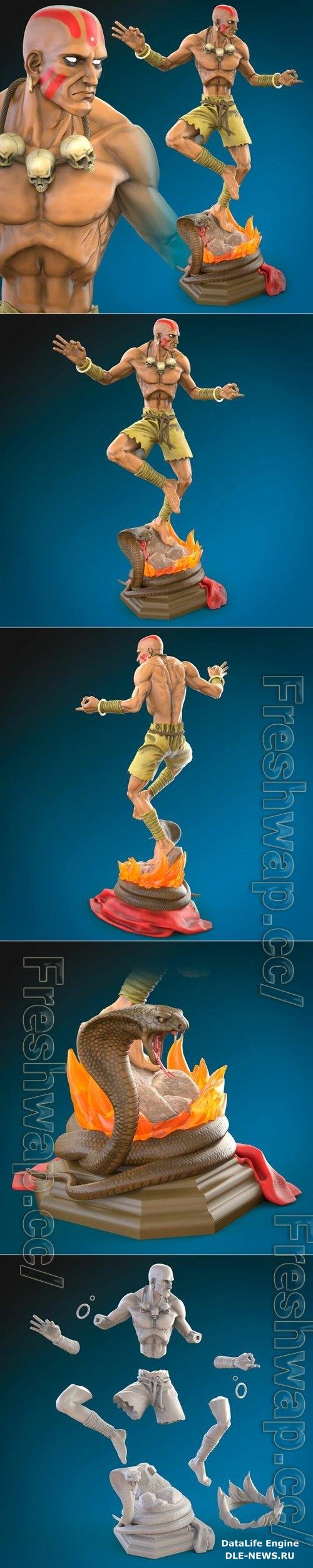 Dhalsim 3D Print