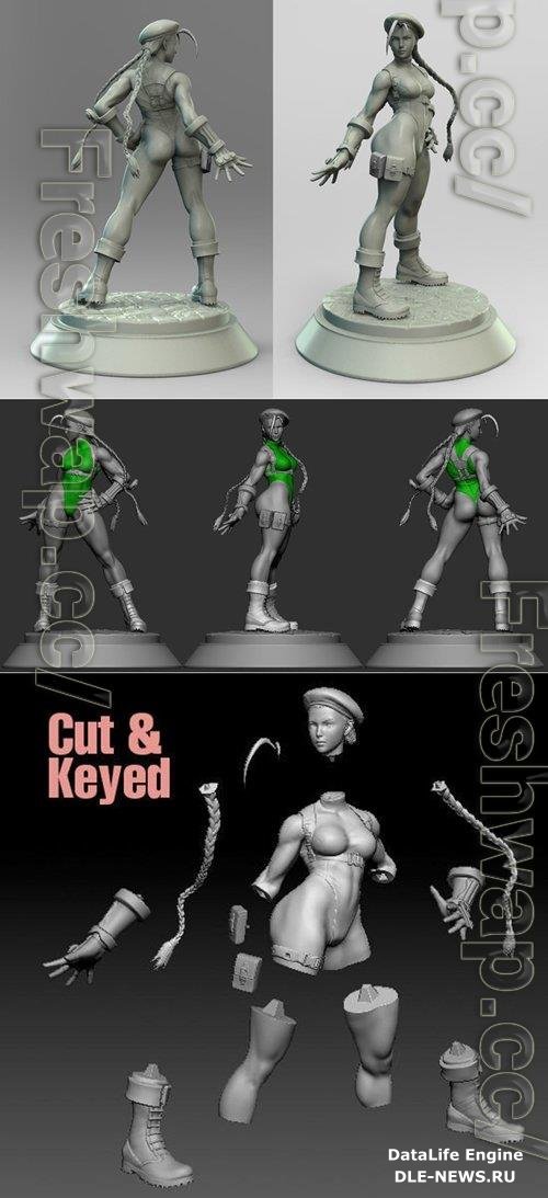 Cammy White Street Fighter 3D Print