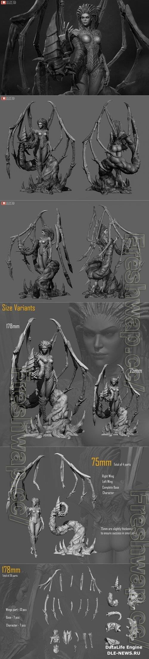 Sarah Kerrigan 3D Print