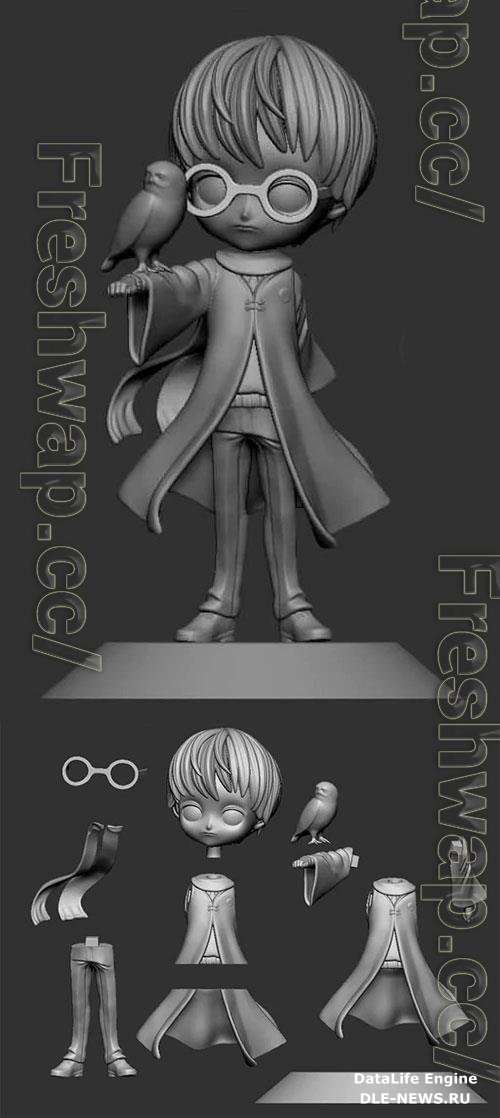 Harry Potter Chibi 3D Print