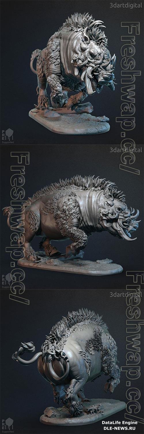 Dire Boar 3D Print