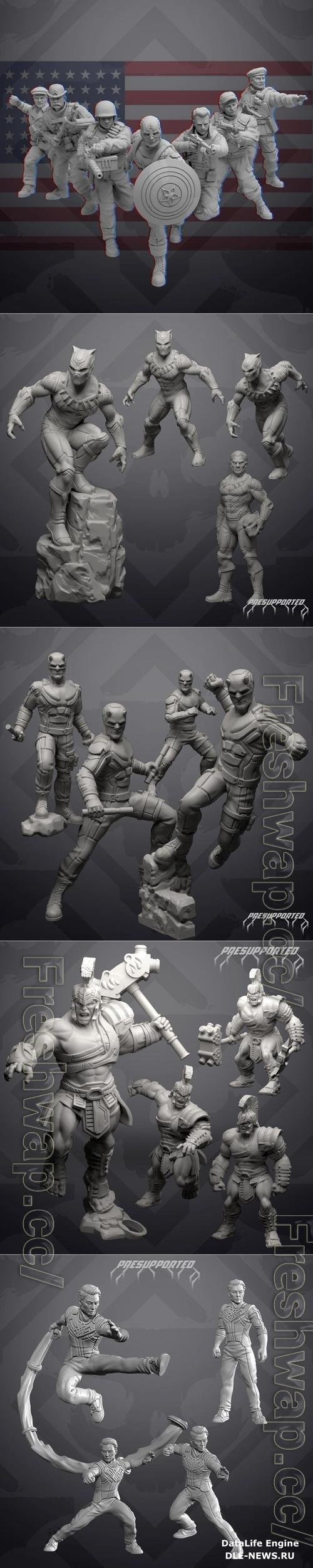 Skullforge Pack 01-07 3D Print