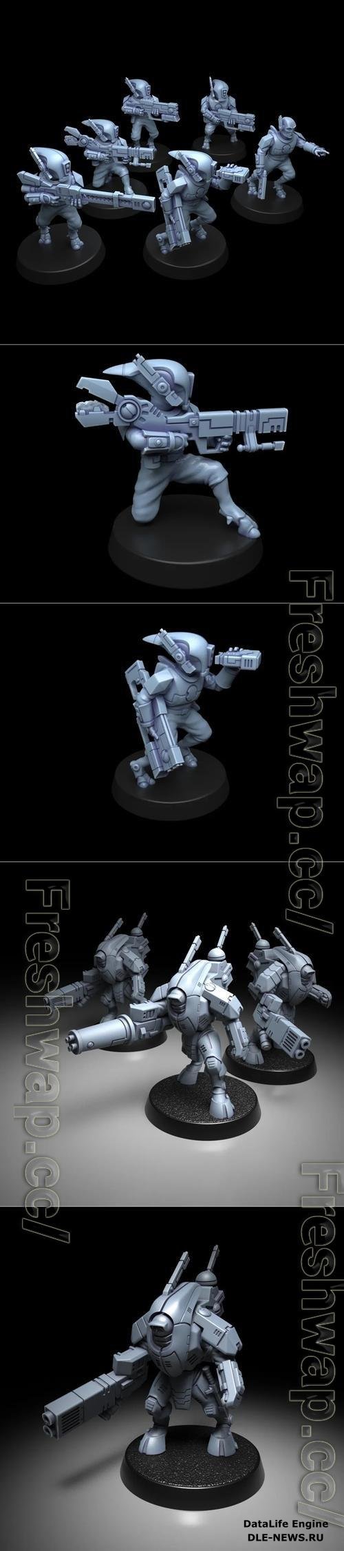 Greater Good - Stealth Suits, Scouts 3D Print