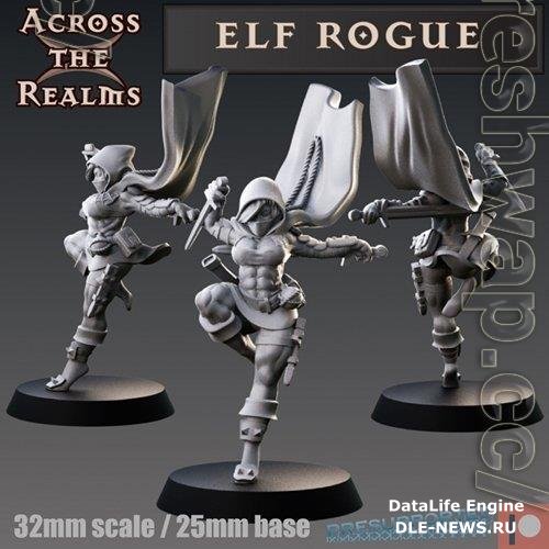 Elf Rogue 3D Print