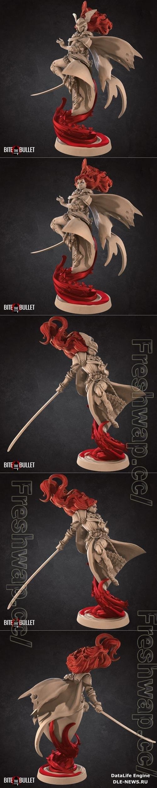 Morgana the Scarlet Goddess - 2 Versions 3D Print